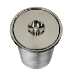 Lixeira Pia Cozinha Embutir Granito Inox Alumínio Luxo 3l