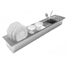 Calha Úmida de Embutir Inox 90cm