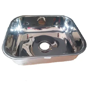 Cuba Inox 40x34 Alto Brilho Branox