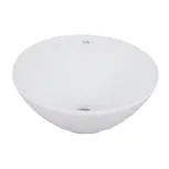 Cuba de Apoio Redonda 35cm Basic Branca Celite