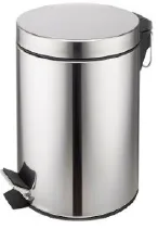 Lixeira Inox 12l Dimar